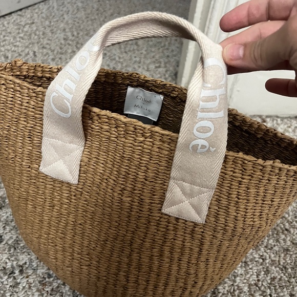 Chloe Handbags - Chloe straw beach bag